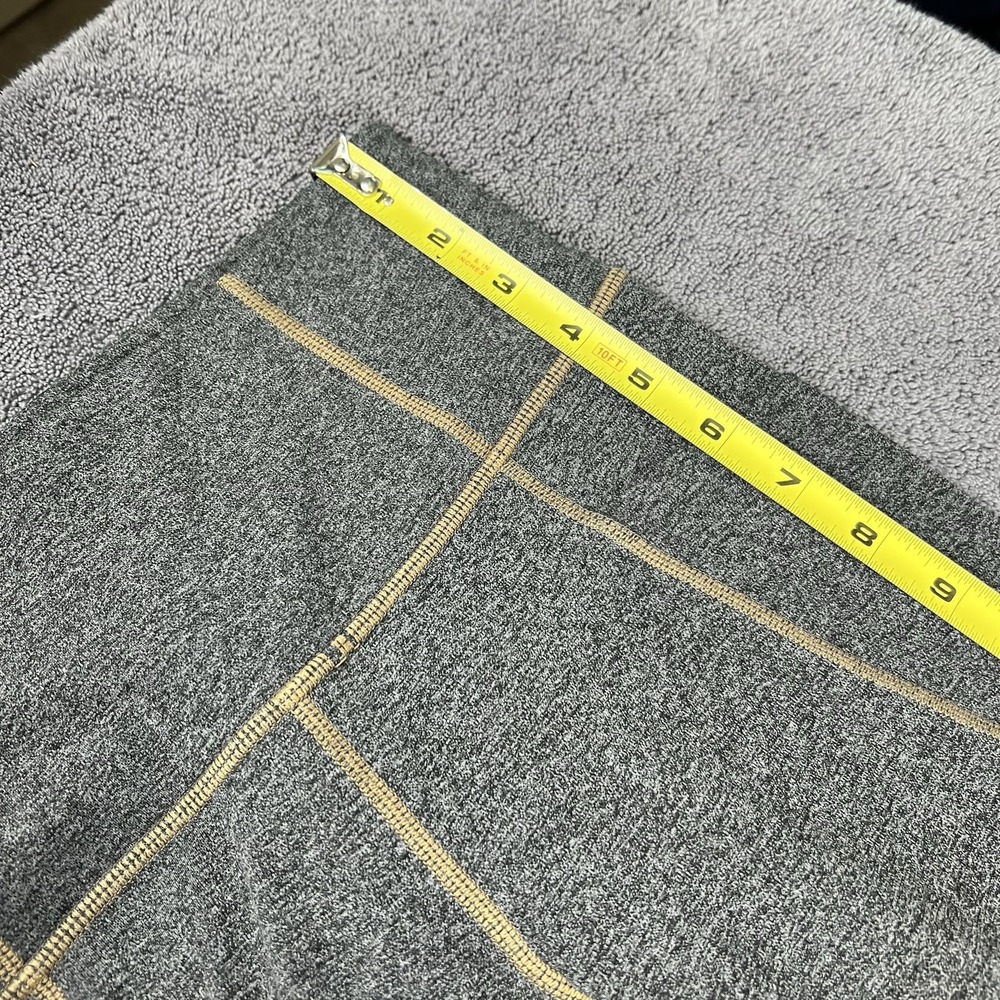 ATHLETA Gray Leggings Womens Size XSP Gold Stitching Pockets‎ Performance Yoga - Picture 13 of 13